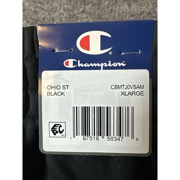 Ohio State University Buckeyes Champion Mens Joggers Sweatpants Black Sz XL NEW - Picture 3 of 8